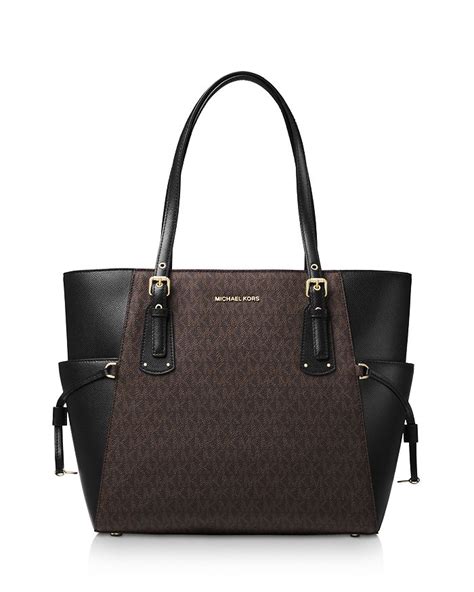 michael kors voyager east west leather tote|Michael Kors voyager tote merlot.